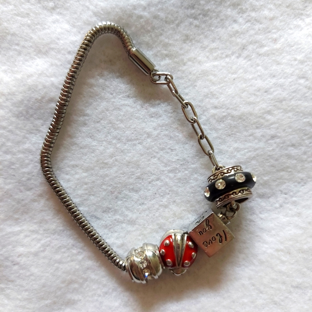 Morellato charm bracelet with 4 charms